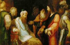 Andrea Schiavone: Christ with Herod