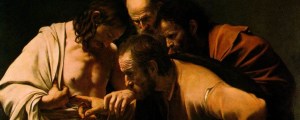 Caravaggio: The Incredulity of Saint Thomas