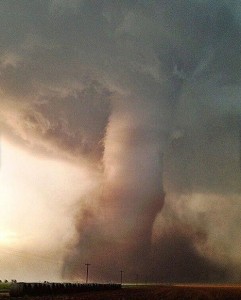 Tornado in Oklahoma, USA 