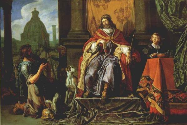 Pieter Lastman: David hands the Letter to Uriah