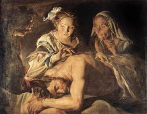 Matthias Stom: Samson and Delilah