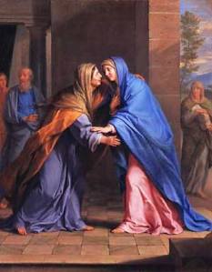 Champaigne: Visitation The Canticle of Mary or the Magnificat