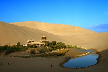 The Crescent Oasis: Gobi Desert, China