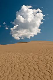 cloud over the desert