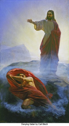 Carl Bloch: Denying Satan