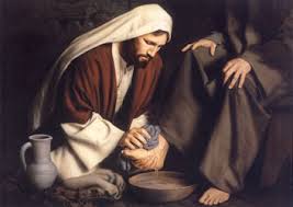 christ washing feet