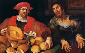 Unidentified Flemish painter: Rich and Poor, or War and Peace