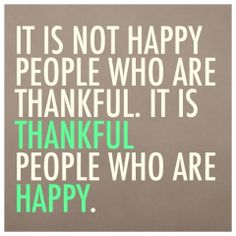 happy grateful people