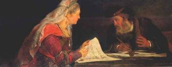 Arent de Gelder: Esther and Mordecai Writing the Second Letter of Purim