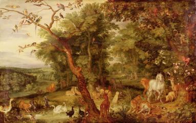 Jan Brueghel: The Temptation in the Garden of Eden