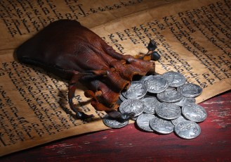 The chief priests paid Judas 30 pieces of silver to hand Jesus over (Matthew 26:14-16)