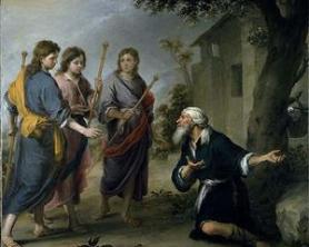 Murillo: Abraham Receiving the Angels