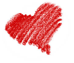 crayon heart