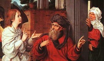 Jan Provoost: Abraham, Sarah and an Angel