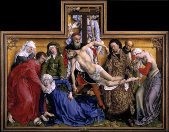 Van der Weyden: The Deposition of Christ or Desxcent from the Cross (The Pradoi Museum, Madrid, Spain)
