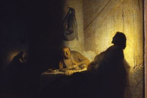 Rembrandt: Emmaus Pilgrims
