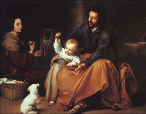 Murillo: The Holy Family with a Little Bird