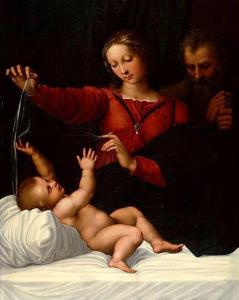 The workshop of Raphael: Baby Jesus Playing