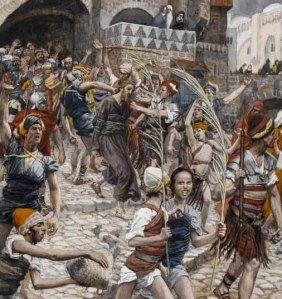 James Tissott: Jesus led from Caiphas to PIlate