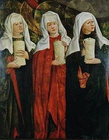 Mikołaj Haberschrack: The Three Marys, Mary Magdalene, Mary mother of Clopas, Mary mother of James